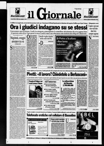 Il giornale : quotidiano del mattino